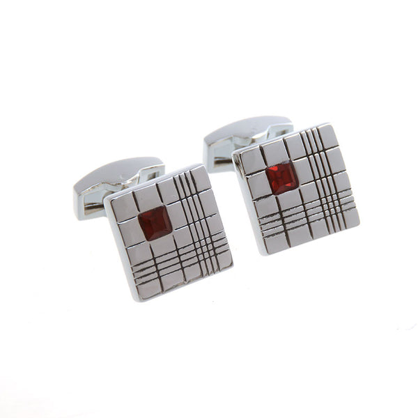 Crystal Zircon Cufflinks