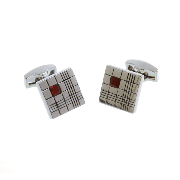 Crystal Zircon Cufflinks