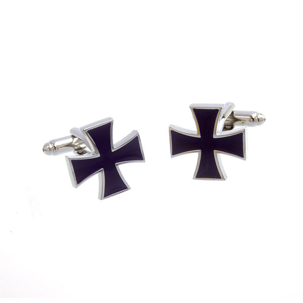 Festivals Wedding Reception Enamel Dropping Glue Cufflinks