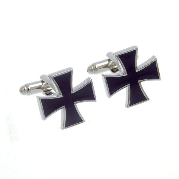 Festivals Wedding Reception Enamel Dropping Glue Cufflinks