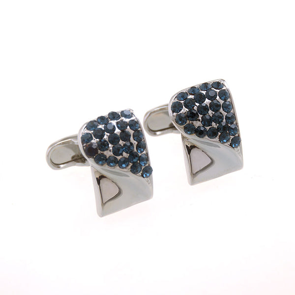 Crystal Zircon Cufflinks