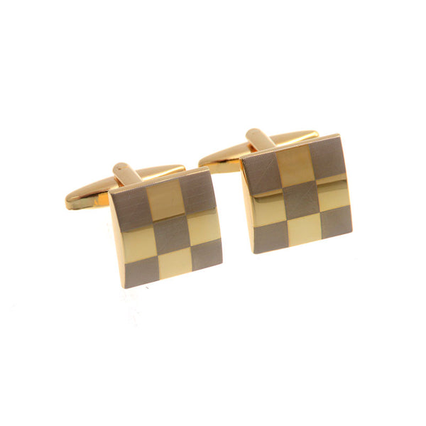 Plain Colour Metal Cufflinks