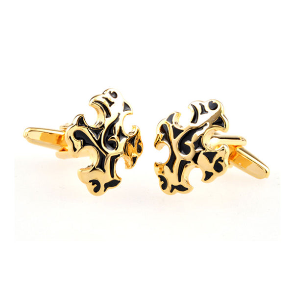 Enamel Dropping Glue Cufflinks