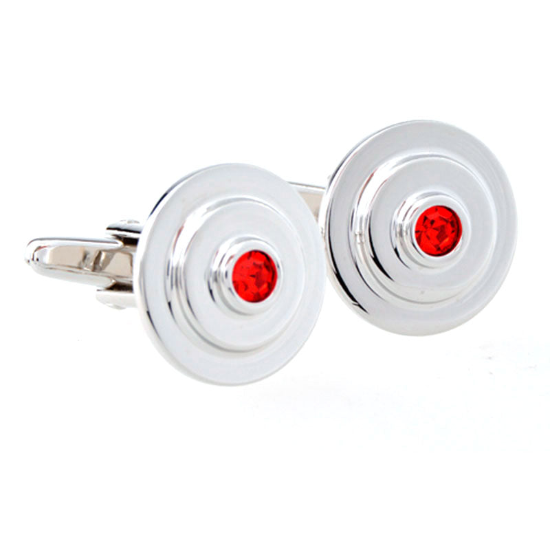 Crystal Zircon Cufflinks