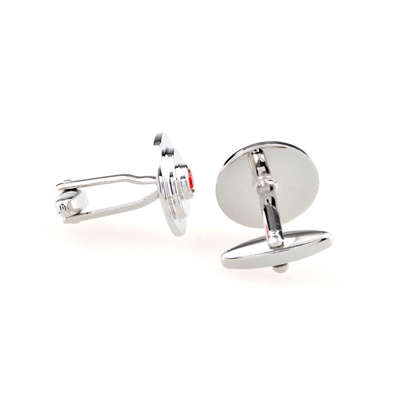 Crystal Zircon Cufflinks