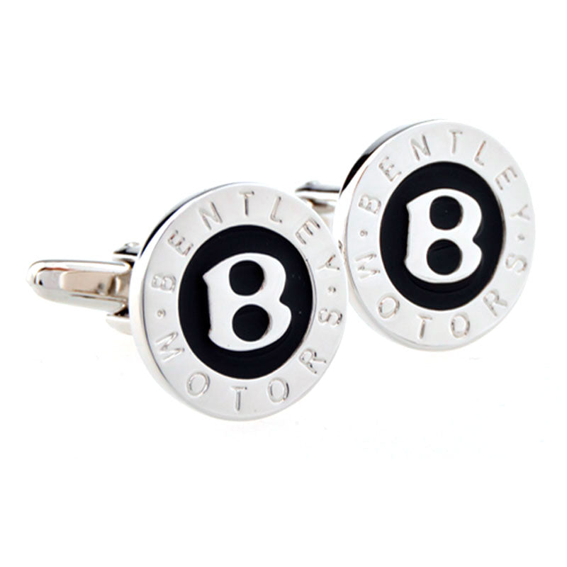 Enamel Dropping Glue Cufflinks