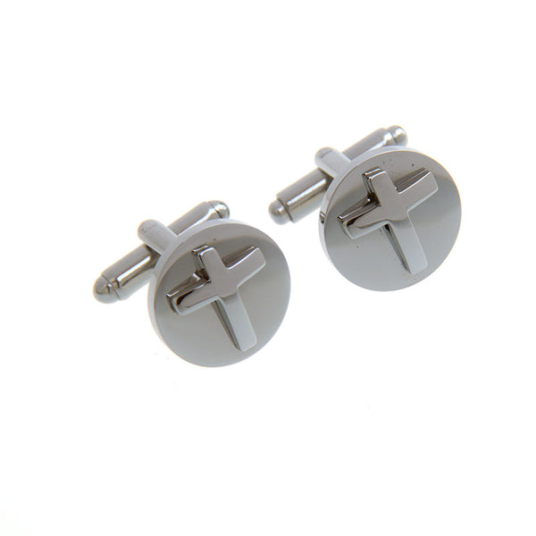 Plain Colour Metal Cufflinks