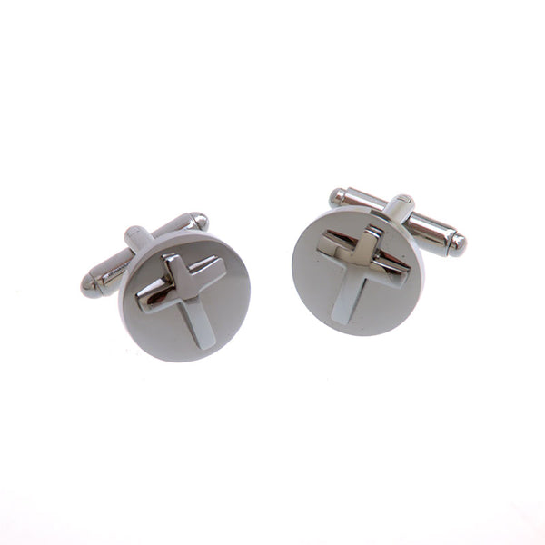 Plain Colour Metal Cufflinks