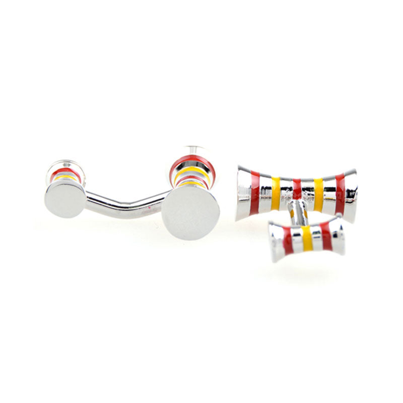 National Flag Music Enamel Dropping Glue Cufflinks