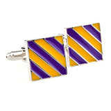 Enamel Dropping Glue Cufflinks