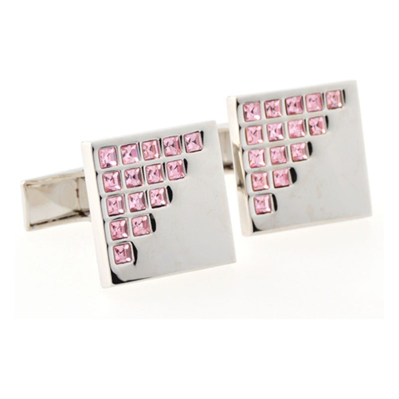 Crystal Zircon Cufflinks