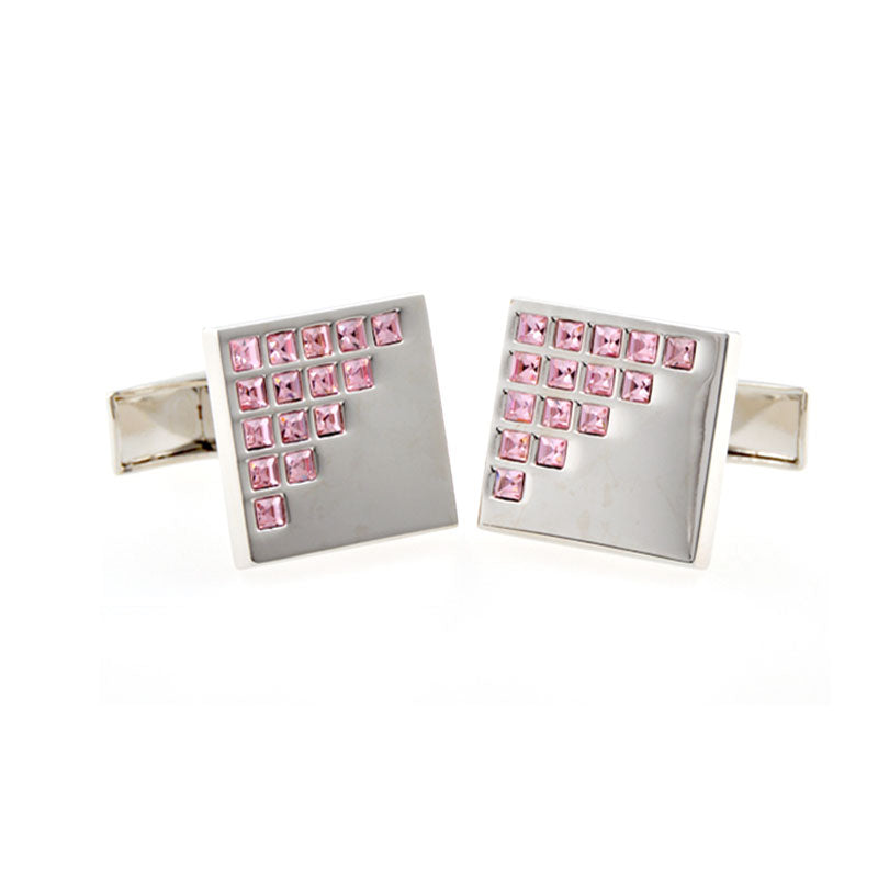 Crystal Zircon Cufflinks