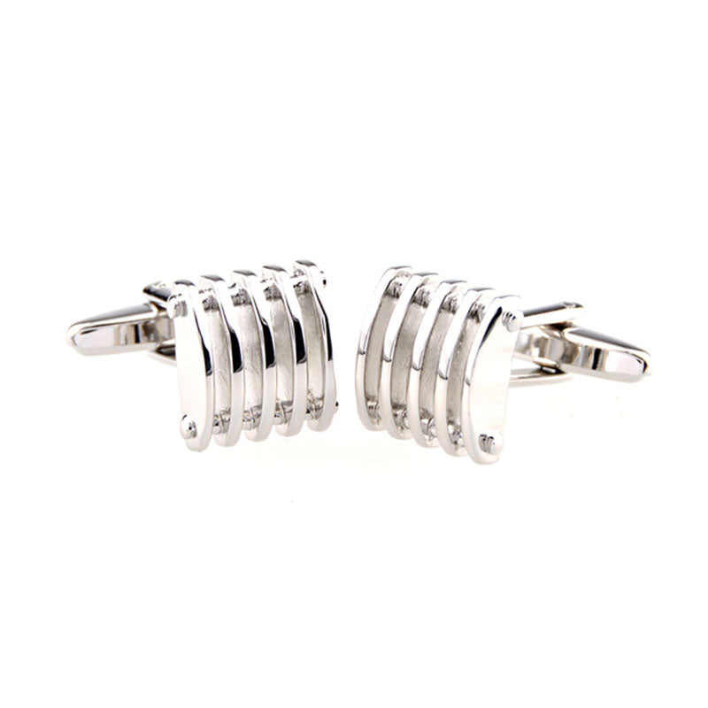 Plain Colour Metal Cufflinks