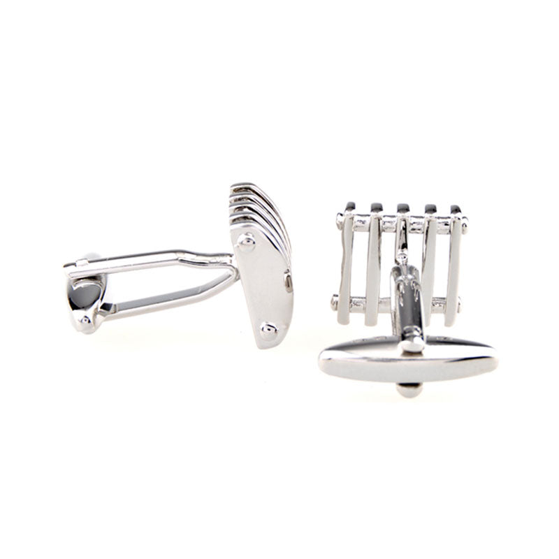 Plain Colour Metal Cufflinks