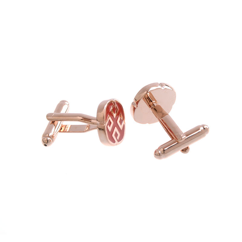 Enamel Dropping Glue Cufflinks