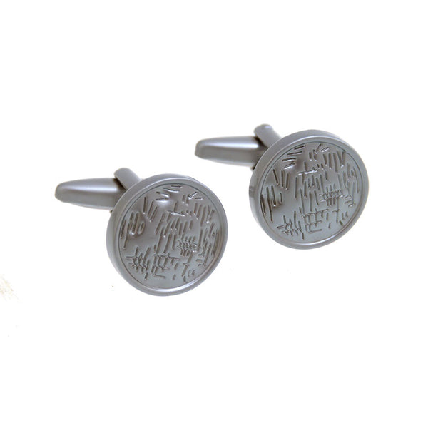 Plain Colour Metal Cufflinks