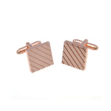 Plain Colour Metal Cufflinks