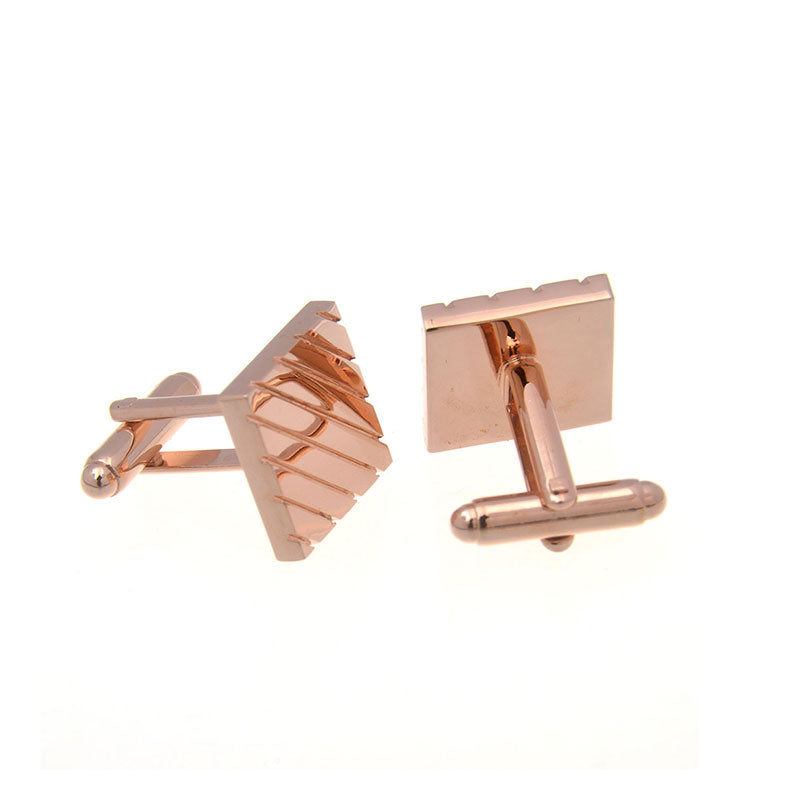 Plain Colour Metal Cufflinks