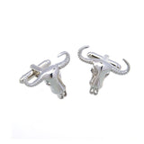 Animals Plants Plain Colour Metal Cufflinks