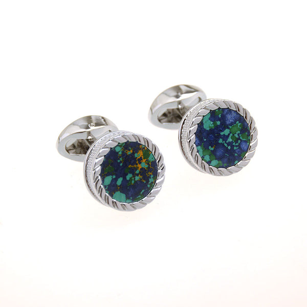 Enamel Dropping Glue Cufflinks