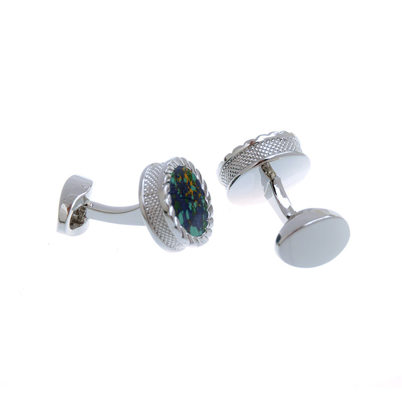 Enamel Dropping Glue Cufflinks