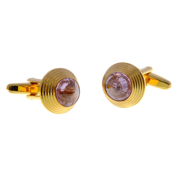 Crystal Zircon Cufflinks