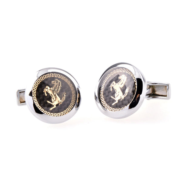 Animals Plants Enamel Dropping Glue Cufflinks