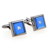 Crystal Zircon Cufflinks