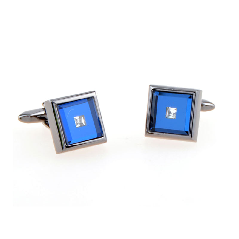 Crystal Zircon Cufflinks