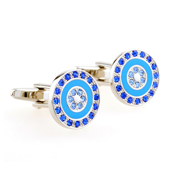 Crystal Zircon Cufflinks