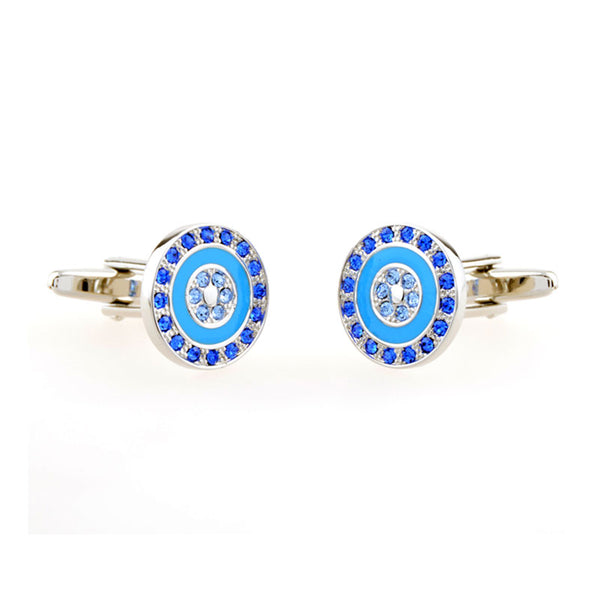 Crystal Zircon Cufflinks