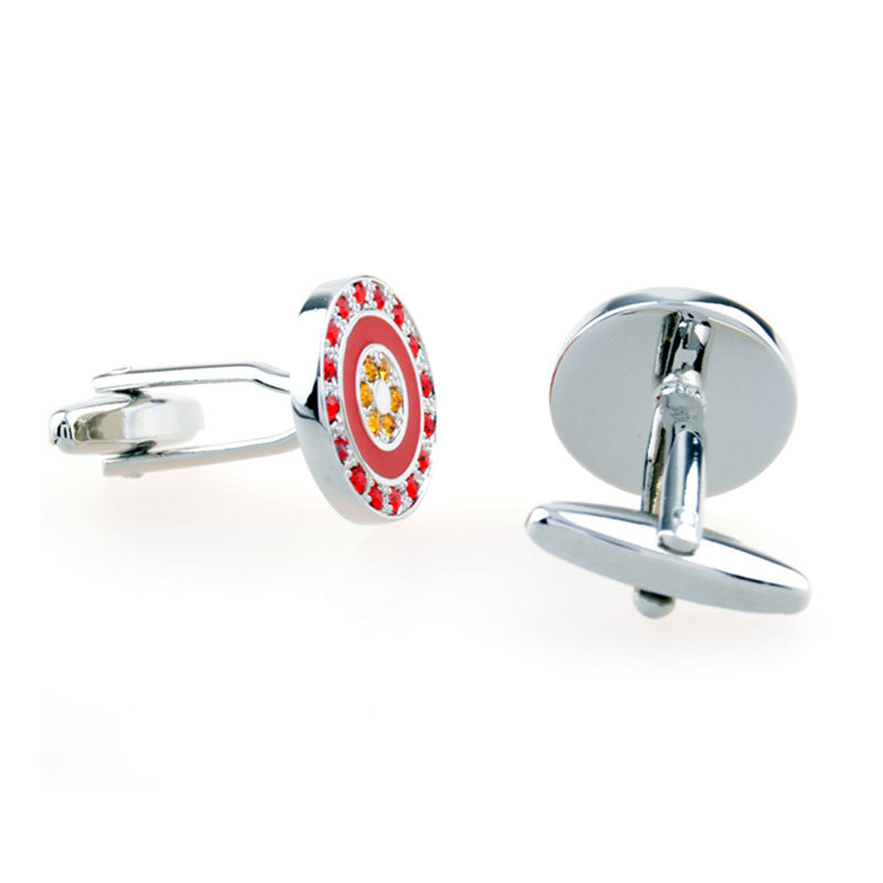 Crystal Zircon Cufflinks