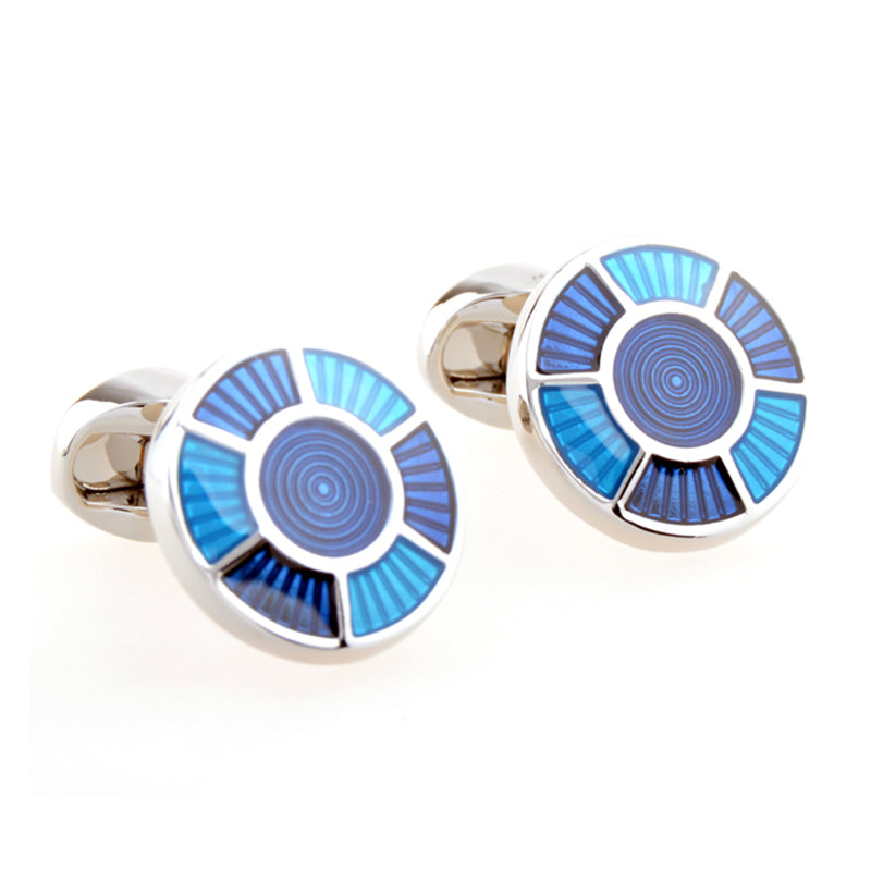 Enamel Dropping Glue Cufflinks