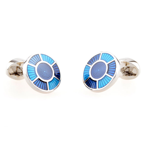 Enamel Dropping Glue Cufflinks