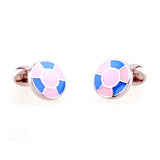 Enamel Dropping Glue Cufflinks