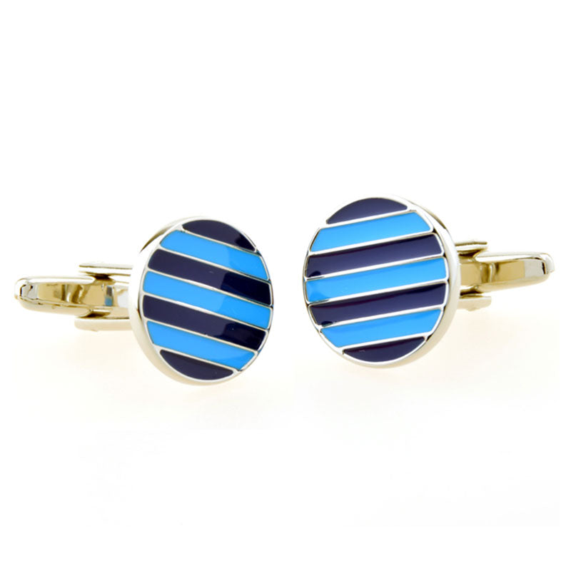 Enamel Dropping Glue Cufflinks