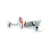 Enamel Dropping Glue Cufflinks