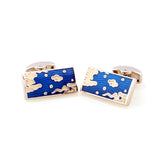 Enamel Dropping Glue Cufflinks