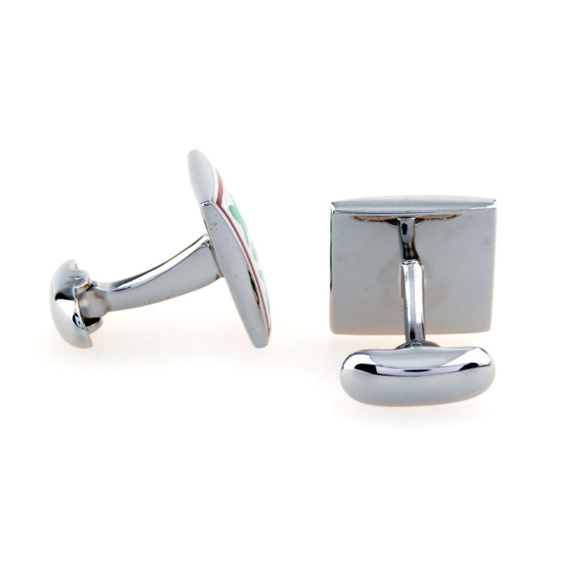 Enamel Dropping Glue Cufflinks