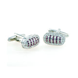 Crystal Zircon Cufflinks