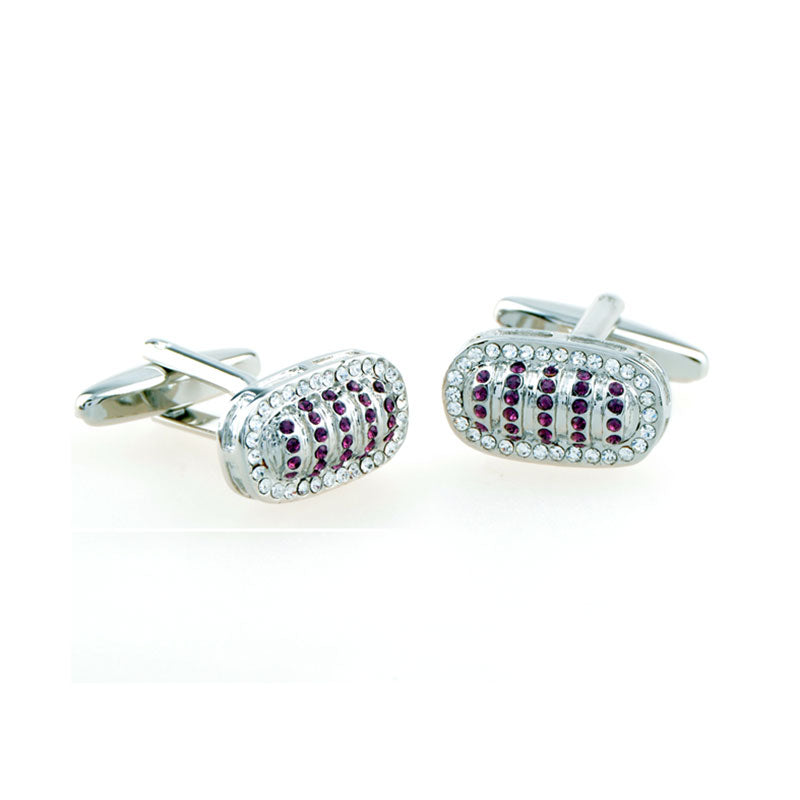 Crystal Zircon Cufflinks