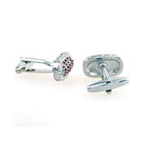 Crystal Zircon Cufflinks