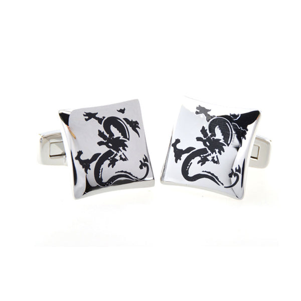 Enamel Dropping Glue Cufflinks