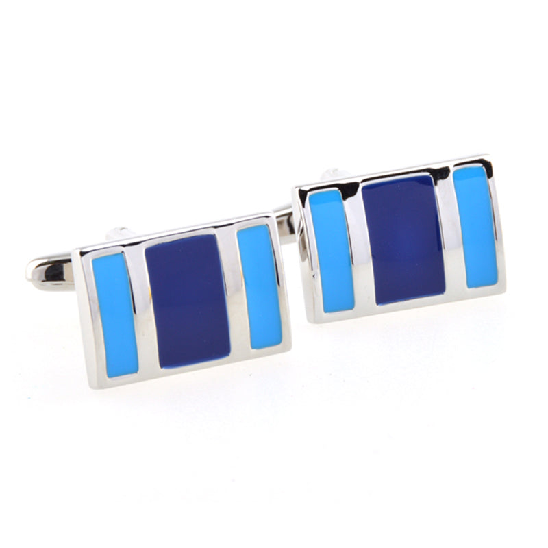 Enamel Dropping Glue Cufflinks