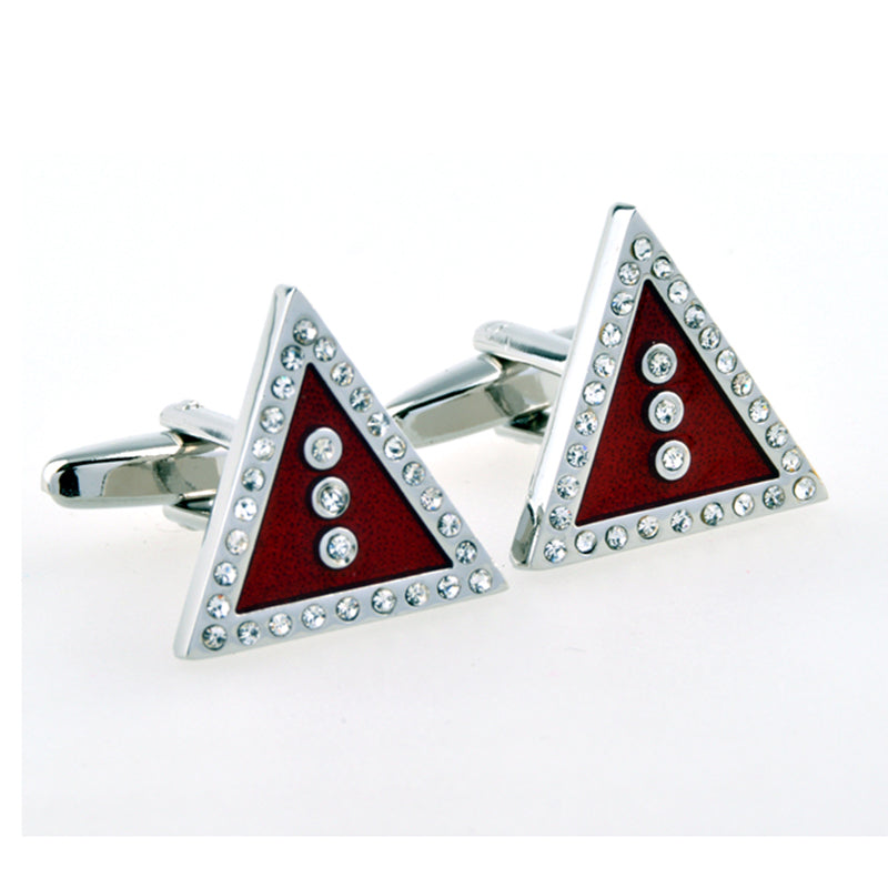 Crystal Zircon Cufflinks