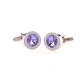 Crystal Zircon Cufflinks