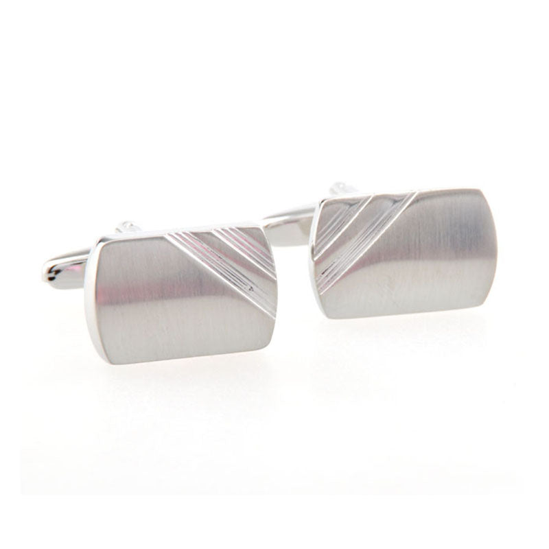 Plain Colour Metal Cufflinks