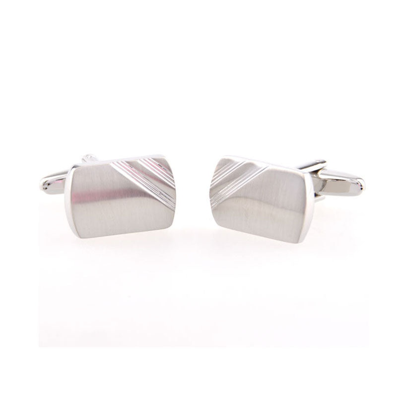 Plain Colour Metal Cufflinks