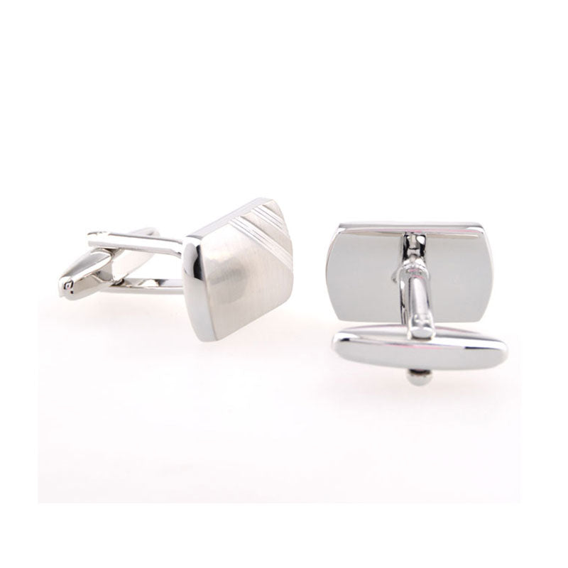 Plain Colour Metal Cufflinks