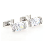 Crystal Zircon Cufflinks